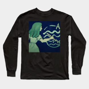 Aquarius Zodiac Long Sleeve T-Shirt